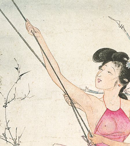 通河-胡也佛的仕女画和最知名的金瓶梅秘戏图